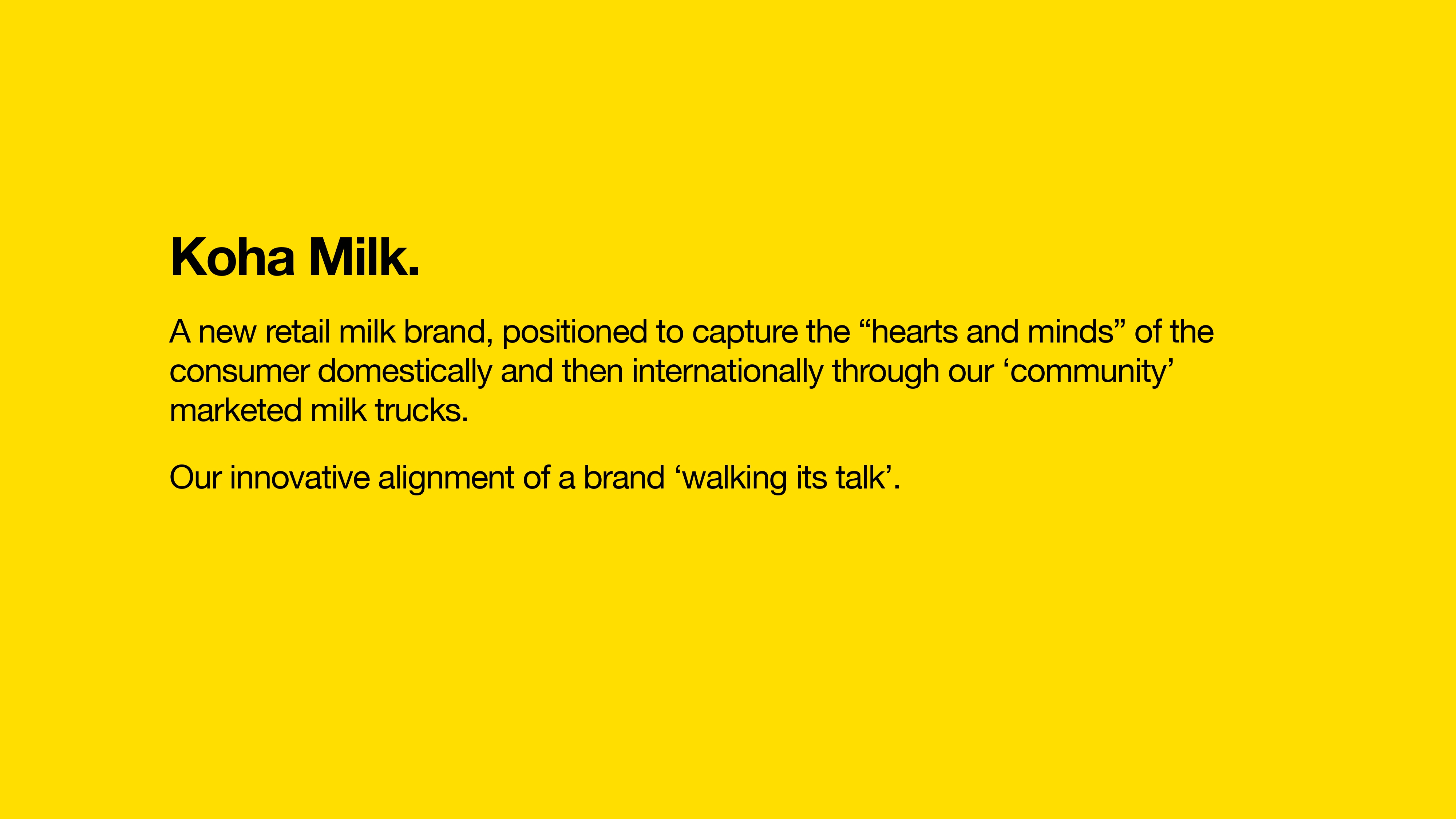Koha Milk Project Image